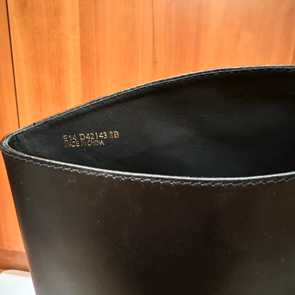NWOT Cole Haan Black Knee-High Boots - Classic Minimalist - Picture 7 of 10